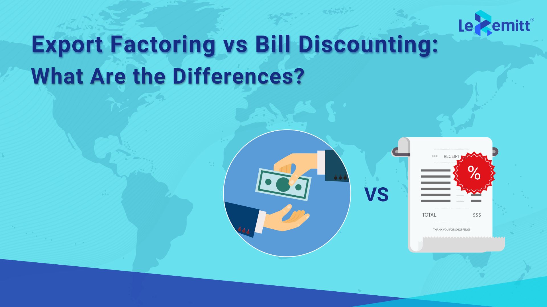 Export factoring vs bill discounting